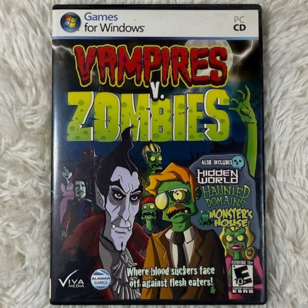 Vampires V. Zombies PC CD-ROM Set